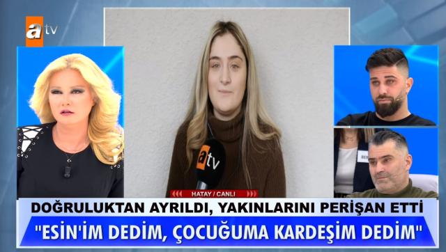 Eşi için 'Kuzenim', çocuğu için de 'Kardeşim' diyen genç kadın Müge Anlı'da her şeyi itiraf etti: Yalan söyledim