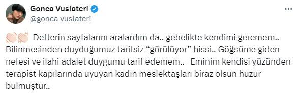 Gonca Vuslateri'den sevgilisi tarafından uzaklaştırma kararı alınan Fırat Tanış'a zehir zemberek sözler