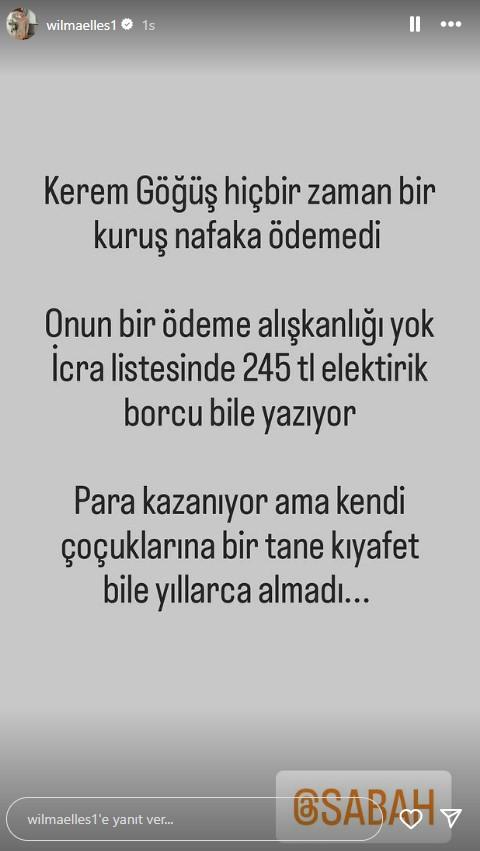 Wilma Elles, nafakanın düşürülmesi için dava açan eski eşine tepki gösterdi: Bir kuruş ödemedi