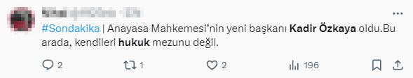 AYM'nin yeni başkanı Kadir Özkaya'nın özgeçmişindeki detay tartışma konusu oldu