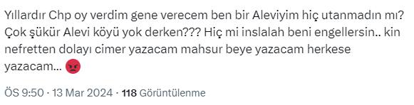 CHP Ankara Güdül Belediye Başkan adayı Mehmet Doğanay'ın Alevilerle ilgili söylemi tepki çekti