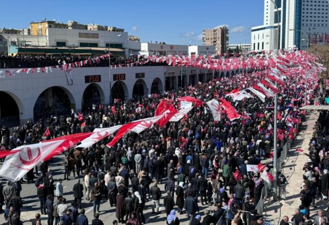 Şanlıurfa'da Yeniden Refah Partisi'nden seçim öncesi gövde gösterisi