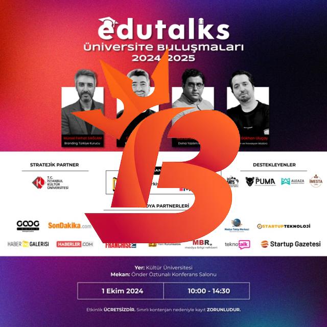 EduTalks Üniversite Buluşmaları Etkinliği 1 Ekim'de İstanbul Kültür Üniversitesi'nde!