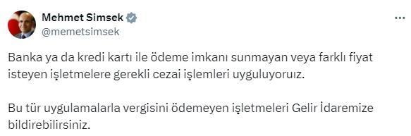 Savunmaları da çileden çıkaracak cinsten! Şimşek'in çağrısının ardından herkes aynı şirketi ihbar ediyor