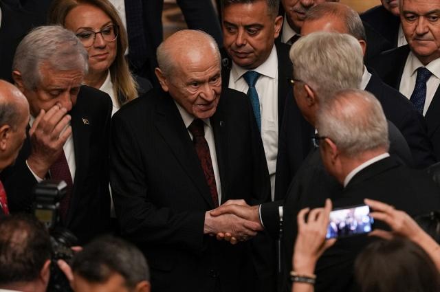 MHP Genel Başkanı Bahçeli, yeni yasama yılı resepsiyonunda soruları yanıtladı Açıklaması