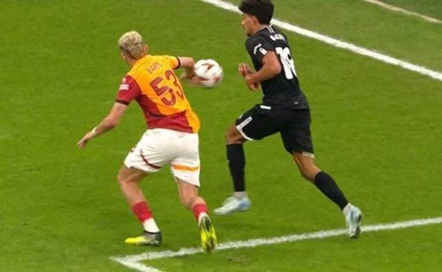 Herkes Galatasaray aleyhine verilen penaltıyı konuşuyor