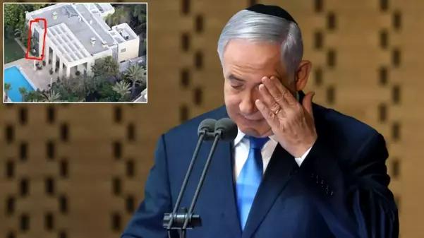 Hizbullah tarafından vurulan Netanyahu'nun evinin son hali